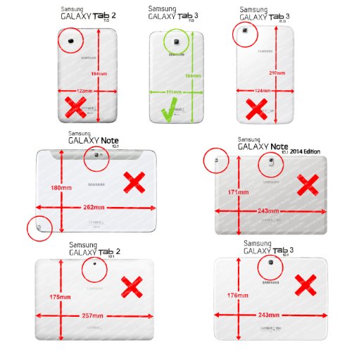 Galaxy Tab 3 Hülle Case für Galaxy Tab 3 7.0 (T210 / T211) – Rot & Weiß Polka Dot PU Leder Smart Case mit 360 ° drehen Swivel Aktion für Hoch-und Querformat mit Free Screen Protector & Stylus Touch Pen by Stuff4 ® - 3