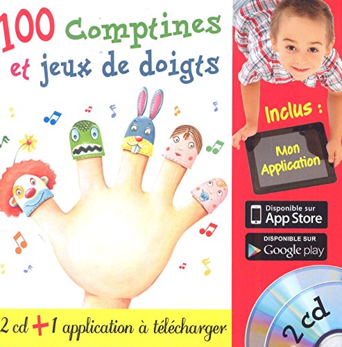 couverture de : 100 comtptines et jeux de doigts