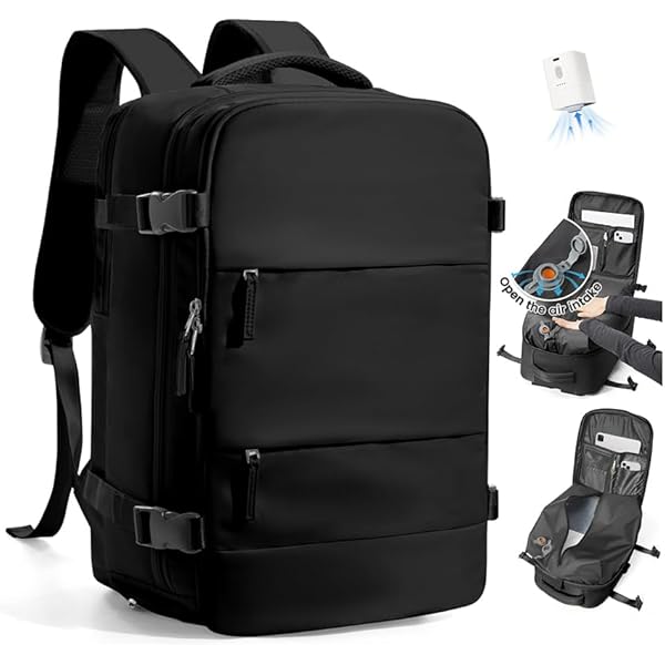 SZLX Schoolrugzak Dames, Causale Reizen Schooltassen 14 Inch Laptop
