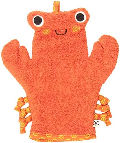 Zoocchini Wash Mitt Puppet Charlie The Crab Design