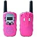 Produktbild Uping PMR Funkgerät Sprechfunkgerät Walkie Talkie mit LC-Display 2er Set 8 Kanäle Reichweite bis zu 2km (pink)