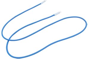 Linxor - Lote de 10 Gomas tensoras de Extremo basculante Cabiclic 150 cm - Azul