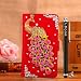 Produktbild Locaa(TM) For Microsoft Lumia 540 Nokia Lumia540 3D Bling Pfau Case + Griffel + Anti Dust plug Deluxe Luxus Perlen Diamant niedlich Schöne Retro Card Holder Wallet Protection Hülle - [Pfau Serie] Rot Holster - Rosa Pfau
