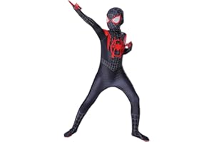KLCH Tema Party Cosplay Fantasia Costume per Bambini, Performance Supereroe Azione Travestimento Disguise Jumpsuit per Halloween Carnevale