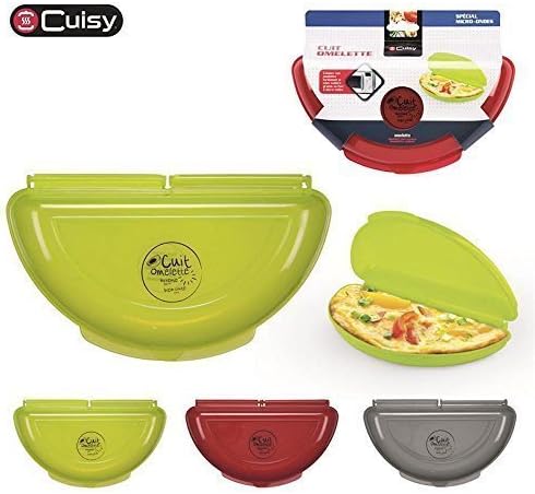 Set of 2 Cooked Omelette Special Microwave Silicone Original and Practice - Assorted