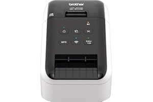 Brother QL-810W Wireless Label Printer with Red/Black Print, USB and Wi-Fi Interface, Auto Cutting Unit