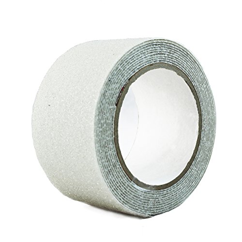 Preisvergleich Produktbild NAC SAFETY STANDARD Antirutsch Klebeband – Stark Selbstklebend Antirutschband für Arbeitsschutz, Treppen, Stufen und Leitern (5cm x 3m, Transparent)