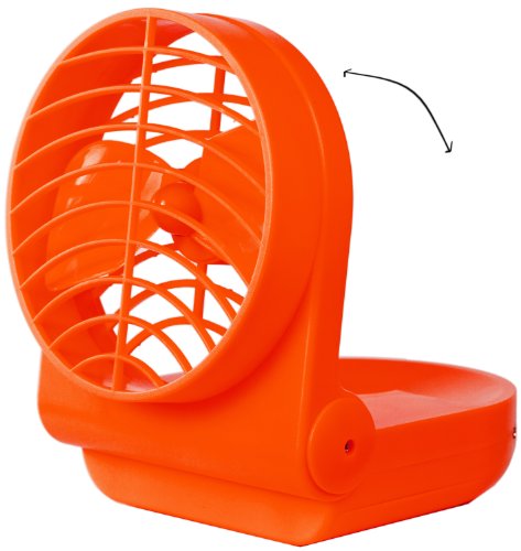 Tischventilator Ventilator batteriebetrieben klappbar schwenkbar Camping farblich sortiert Kühler Raum-Lüfter Luft-Erfrischer Lüftung