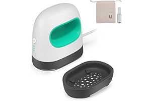 CLIPLANYARD Heat Press Mini Heat Press, Small Portable Heat Press Machine for T-Shirts, Caps, Heat Transfer Projects, Heat Press Auto Off Function and 3 Different Heat Modes, Heat Press for DIY (Green)