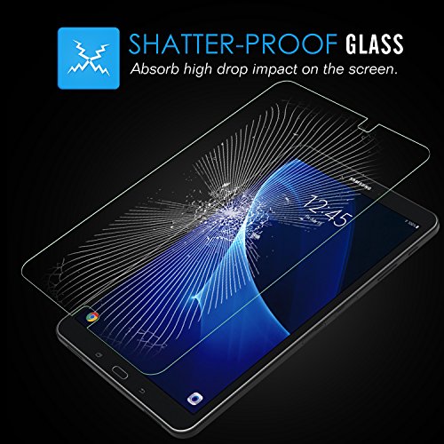 Tab A 10.1 Folie – MoKo HD 9H Panzerglas Hartglas Displayschutzfolie Glas Displayschutz Display Schutzfolie Glasfolie Screen Protector für Samsung Galaxy Tab A 10.1 Zoll 2016 Tablet, Klar - 5