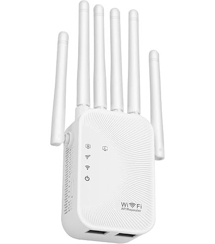 Repetidor Wifi Largo Alcance Repetidor WiFi De Antenas 300Mbps,  Puertos LAN U00a1Cobertura Para Casa/oficina! Extensor De Wifi