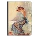 Produktbild Pin Up Girl Blue Nightdress Hülle für Universal Tablet 7" PU Leather Flip Case Cover by David Wright