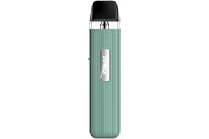 TILLELOT Geekvape Sonder Q Pod Kit, E-Cigarettes, Adjustable airflow, Draw-to-vape activation, 2 ml Cartridge Capacity, No Nicotine, (GREEN)