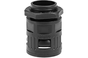 sourcing map Glándula de cable de Conector de tubo corrugado AD25 Conjunto de Abrazaderas de unión de tubería de tornillo M25 1Pcs