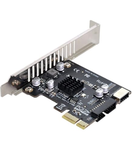 Scheda PCI Express USB 3.0 A 2 Porte - Chipset NEC UPD720202, Velocità 5Gbps, Alimentazione SATA