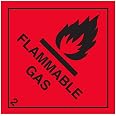 Ghs pittogramma - infiammabile, luci di avvertimento pericolo segno