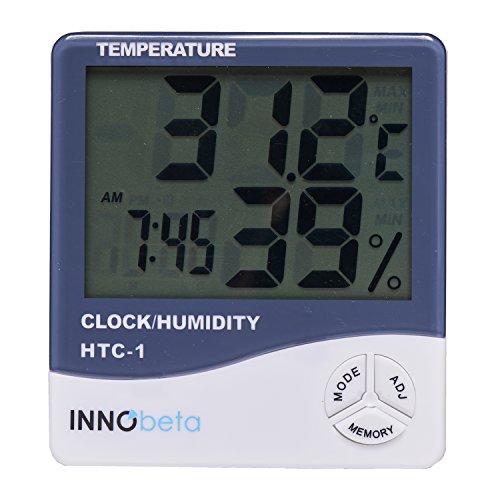 Preisvergleich Produktbild InnoBeta Thermometer Hygrometer Uhr