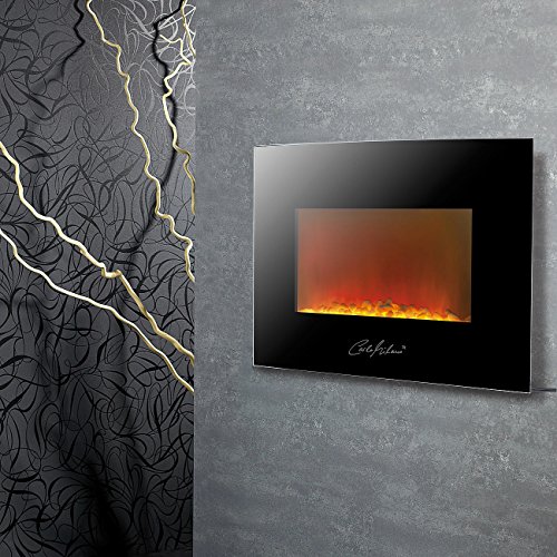 Carlo Milano Design-Elektrokamin für Wandmontage, 2000 Watt, 66×46 cm - 3