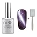 Elite99 Soak Off UV LED Magnetic Cat Eye Color 3D Nail Gel Polish 12ml Glitter Dark Purple (6586)+ Free Gift (Magnet Stick)