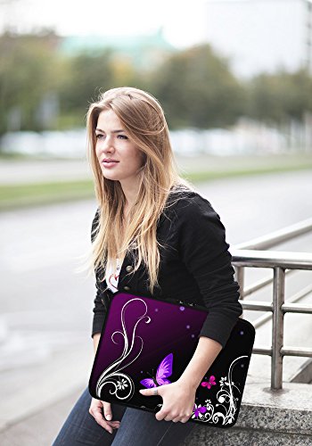 Pedea Design Tablet PC Tasche 10,1 Zoll (25,6 cm) neopren purple butterfly - 4