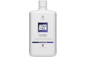 Autoglym Foaming Car Wash, 1 Litre - High Foaming Car Shampoo For All Bodyworks - pH Neutral, Up to 50 Washes and Wax Safe Formula for Cleaning Car Exterior - Concentrated Car Wash Soap