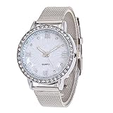 Qmber Herren Damen Uhr Sport Wasserdicht Analoger Quarzwerk Fashion mit Edelstahl Leder Armband armbanduhren