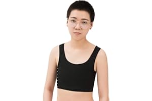 BaronHong Mesh Breathable Clasps Chest Binder for Tomboy Trans Lesbian