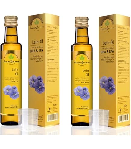 Leinöl Premium Kaltgepresst – Lausitzer Gold, 4 X 500 Ml, Ungefiltert