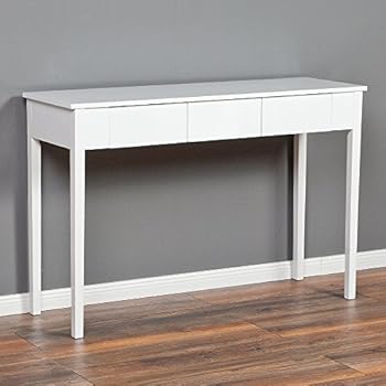 Casa Padrino Konsole Hochglanz Weiss - Konsolentisch - Barock Modern