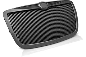 V-MAXZONE PARTS Calandre avant sport noir mat compatible avec Chrysler 300C 2004 2005 2006 2007 2008 2009 2010 2011 VR-3120