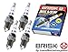Produktbild BRISK Silver LR17YS-9 1465 Zündkerzen Benzin LPG CNG Autogas, 4 Stück