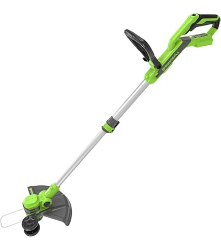 4 Bobines De Fil Double Pour Débroussailleuse Greenworks – Compatible G40LT, Auto-alimentée, Changement Rapide