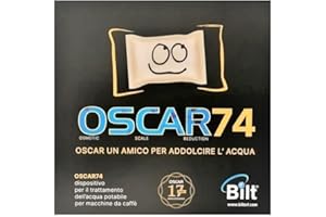 MAUQI Oscar 74 Filtro Anticalcare Compatibile con Tutte le Macchine da Caffè Nespresso, DeLonghi, Lavazza, Bialetti (1pz)
