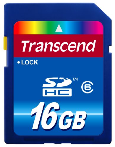 Transcend SDHC Card 16 GB (Orginal Handelsverpackung)