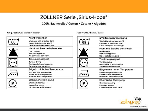 ZOLLNER® Set Spucktücher / Mullwindeln / Stoffwindeln aus 100% Baumwolle, verschieden gemustert, Serie „Hope-Sirius“ - 4