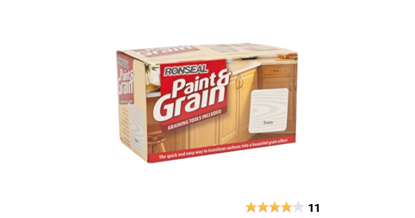 Ronseal Paint Grain Includes Graining Tool Ivory 1 5 Litre Amazon Co Uk Diy Tools