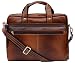 Sk Trader 22 Liters Leather Brown 14" Laptop Briefcase (Jt-2008_Zebra) RS.1801.00