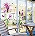Produktbild 3D Wandtattoo Wandtattoo Schlafzimmer Wandstickerkreative Wohnzimmer Wandaufkleber Papier Balkon Küche Push Glasschiebetür, Neue Lilien, Oversize