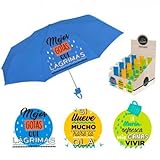paraguas con frases mr wonderful expositores Paraguas plegable Baggy 1 unidad