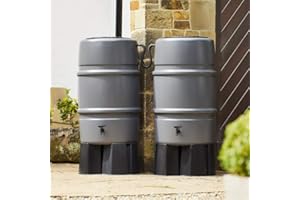 Harcostar 227 Litre Grey Water Butt Double Kit