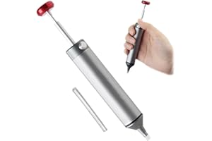 LNGJIN Pompe Dissaldanti, con 1 Ugello in Silicone, Solder Sucker Dissaldatore Manuale, Rimuovere la Saldatura Strumento Dissaldante, Rimuovere la Saldatura Pompa Dissaldante (150mm)