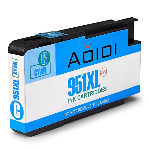 Aoioi Kompatibel Tintenpatronen Ersatz für HP 950XL 951XL Multipack Druckerpatronen 5er-Pack Hoher Reichweite Kompatibel mit HP Officejet Pro 8620 8610 8600 Plus 276dw 8100 8615 251dw 8625 8660 8640 8630 Patronen(2 Schwarz, Blau, Rot und Gelb) - 4