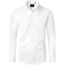 COOFANDY Herren-Kurzarmhemd Sommer – Cuban-Stil, Slim Fit, Weicher Stoff, In Weiß (Größe M)