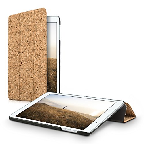 kwmobile Kork Smart Cover für Huawei MediaPad T2 10.0 Pro Hellbraun mit Ständer