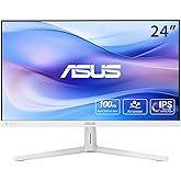 ASUS VU249HFI-W 24 İn&ccedil; 1080p 100Hz Beyaz IPS Eye Care Monit&ouml;r | Nano-Ion Hava İyonlaştırıcı, Eye Care Plus, Adaptive Sync, Sm