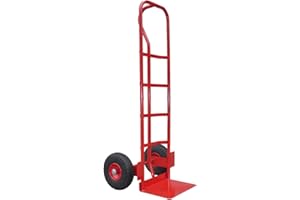 LIFT MATE P Handle Sack Truck with High Back, Heavy Duty Sack Barrow with Puncture Proof Wheels, 250kg Capacity