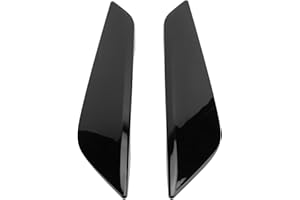 ‎HAOFY Vorderseite Luftkanalverkleidungsabdeckung, Linke Rechte Schwarze Flügelluftauslassabdeckung für 5er G30 G31, Seitenlüftungsdekoration mit ABS -Material, Direktschnalle