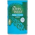 John West Tuna Chunks in Brine - 145g (Pack of 4)