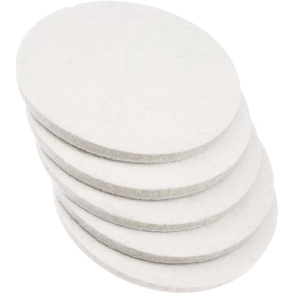 Kit Polissage Laine 5 Disques + Adaptateurs M10/M14 - Pour Perceuse - Voiture, Meubles, Pierre