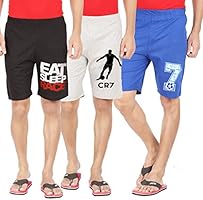 Hotfits combo graphic cotton shorts pack of 3 (bkrace-grcr7-rb7)